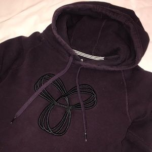 TNA hoodie - wine coloured